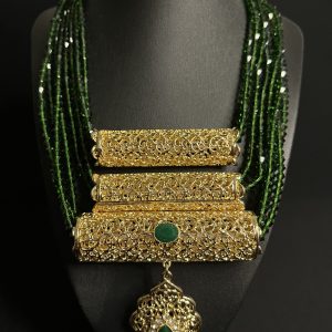 COLLIER 3 CHAÎNES HENNÉ