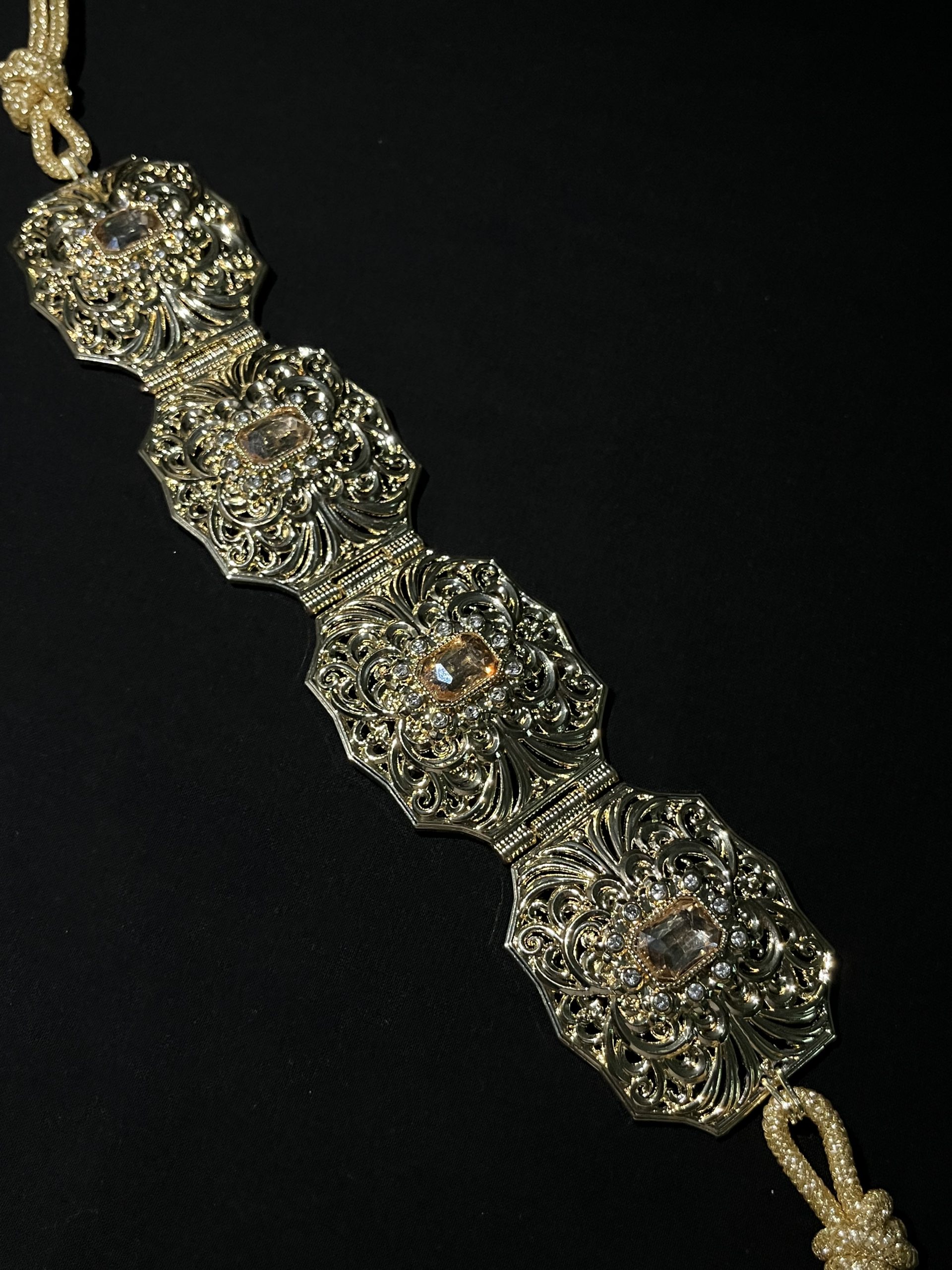 CEINTURE MAJDOUL DORÉ NUDE – Image 2