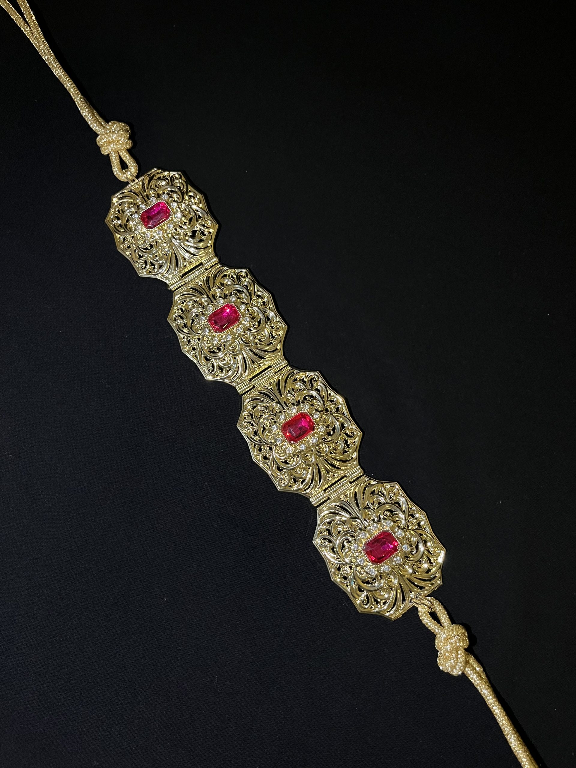 CEINTURE MAJDOUL MAGENTA