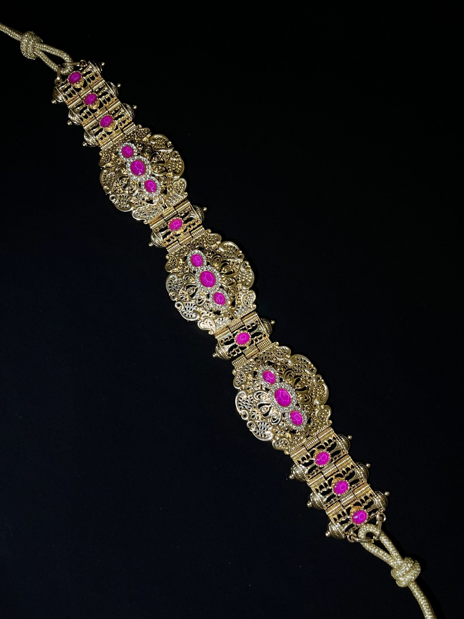 CEINTURE MAJDOUL FUSHIA