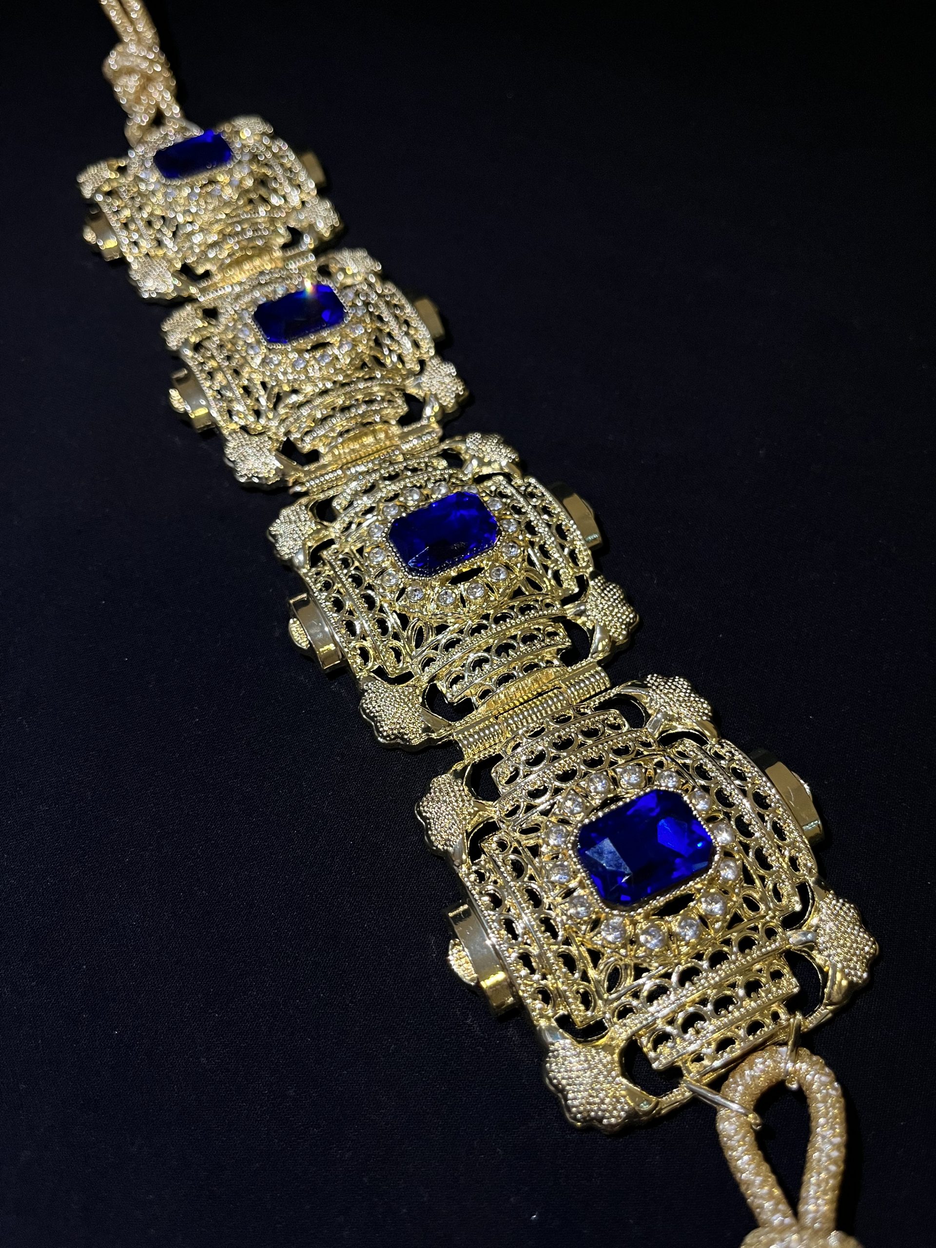 CEINTURE MAJDOUL BLEU – Image 2