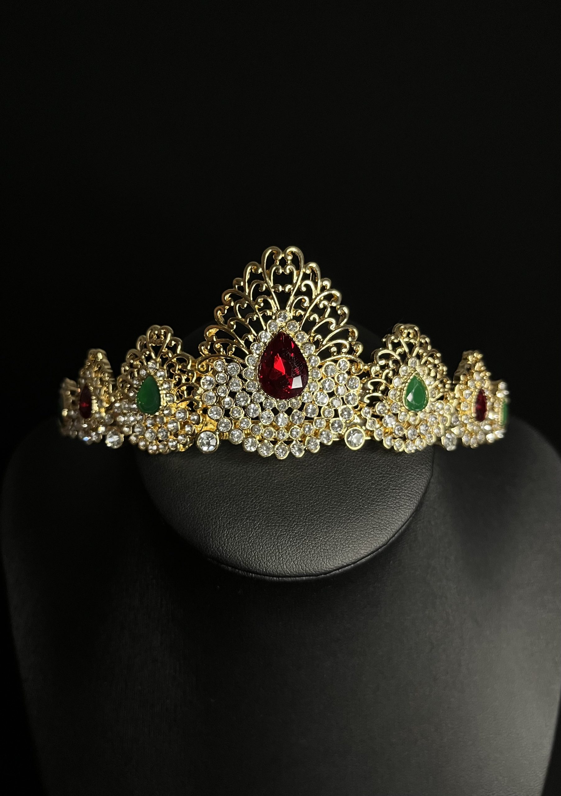 DIADÈME ROUGE ET VERT