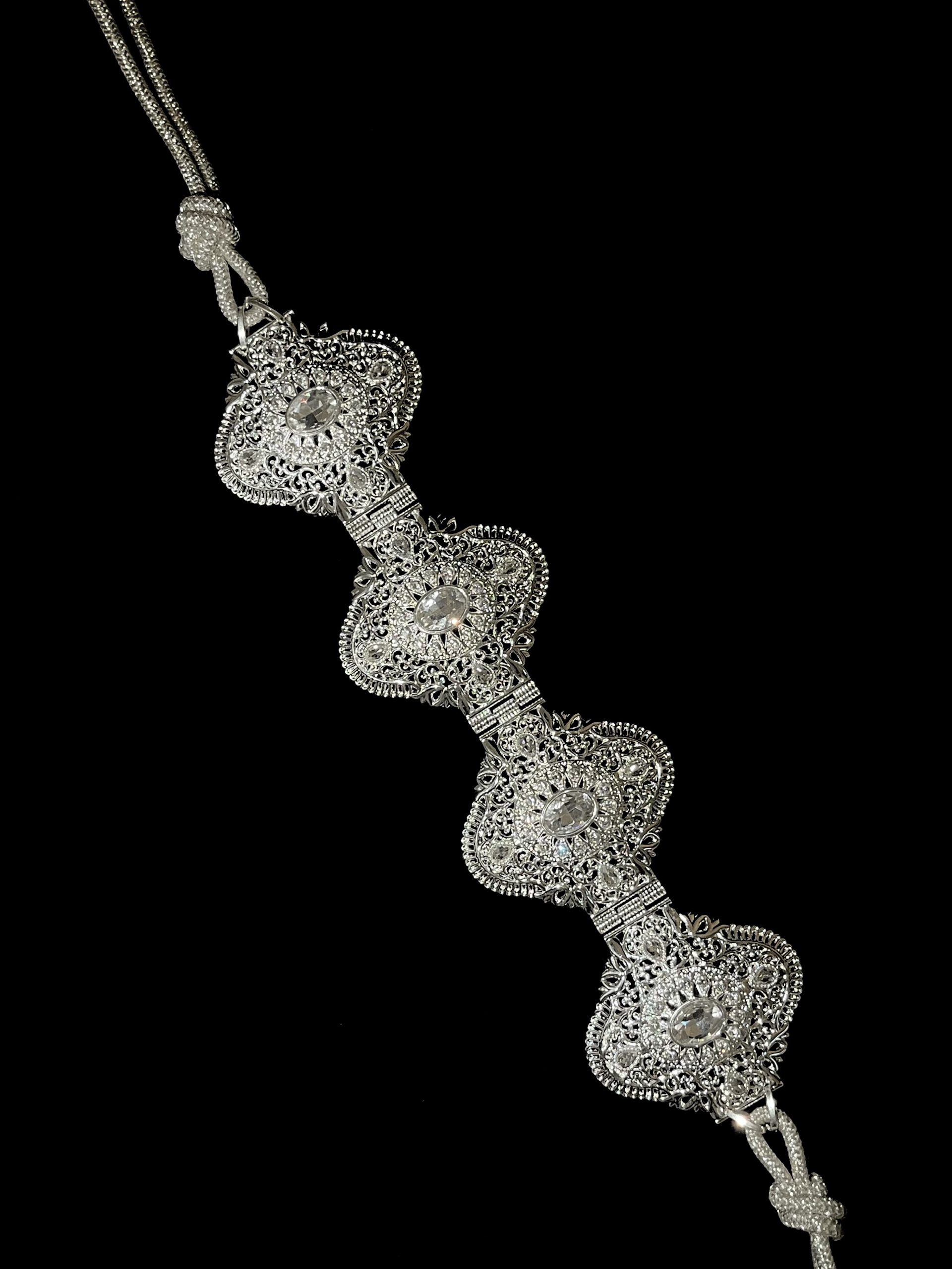 CEINTURE MAJDOUL ARRONDI ARGENTÉ